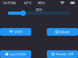 Dark Theme Drawer Screenshot